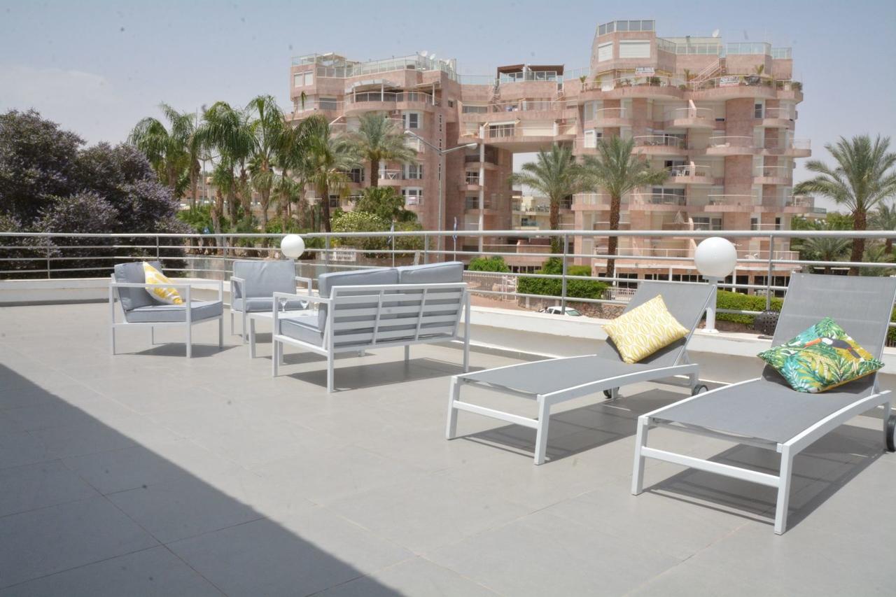 Villa With Heated Pool And Jacuzzi Sea View 300M Front Of The Beach Eilat Eksteriør bilde